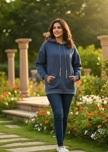 Imported Stylish Blue Hoodie