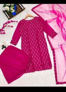 TRENDING WOMEN TOKYO PINK KURTA SET