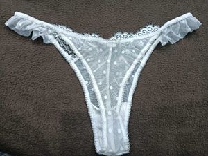 White Polka Dot Thong🔥 big size