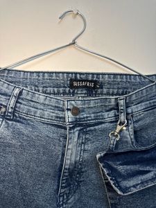 Unique Denim Jeans with Pocket Detail