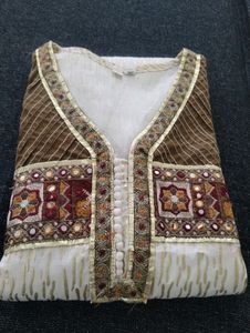 White Casual Wear Kurti