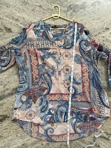 Patterned Tunic Top