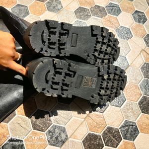 Original Leather Black Boots 🔥🔥Sale