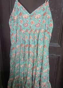 Shaai 3XL Teal Floral Print Top