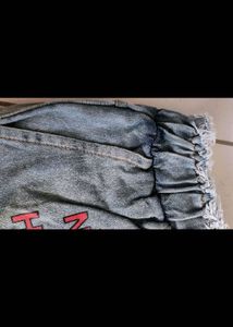 Denim Mickey Mouse Shorts