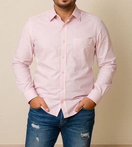 Men Pink Formal Shirt