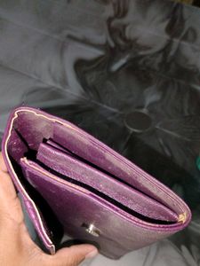 leather hand purse