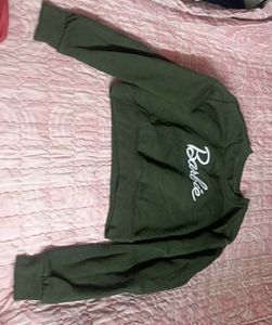 Barbie Cropped Sweatshirt
