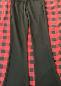 Black Flared Pants