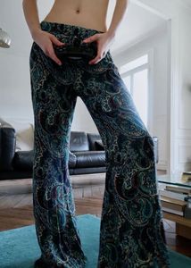 ZARA Paisley Print Flared Pants