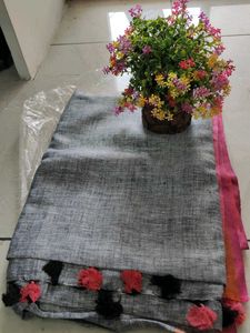 Trending Linen Saree At Half The Price