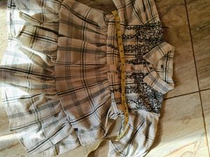 Checkered Print Top