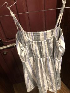 Striped Casual Mini Dress