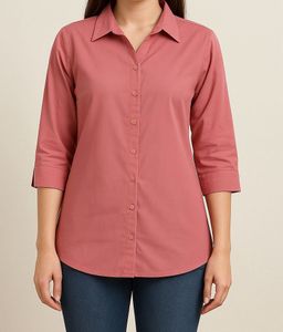 Pink Button-Down Shirt
