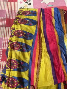 Multi Color Cotton Silk Stole