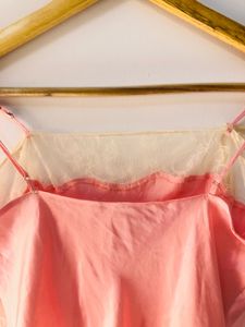 Pink Lace Cami Slip Dress