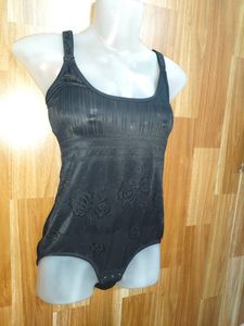 Elegant Black bodyshaper bodysuit 26oct7