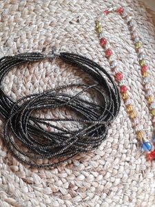 2 Beaded Necklaces