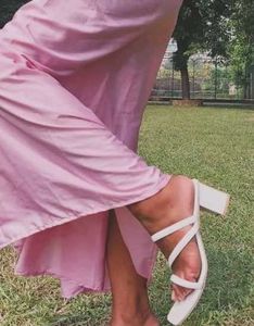 Stylish Pink Dhoti Drape Skirt