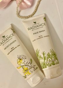 brightening face wash and moisturiser