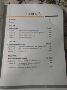Biology Textbook Class XII