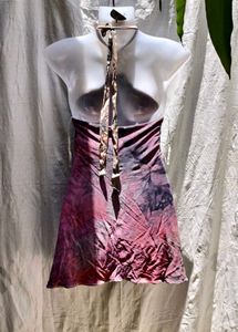 BEBE DYE PRINTED DRESS
