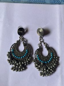 Light Weight Oxidised Jhumkas