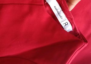 Elegant Red Midi Dress