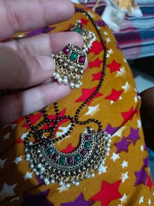 Mangalsutra With Earings