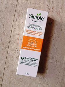 Simple Brightening Under Eye Gel