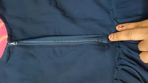 Elegant Teal Embellished Dress