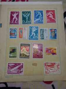 Collectible Philatelic Russian 1960-1980s Stamps.
