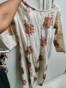 Floral Print Kurta
