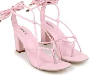 cutestt tie up Pink Heels