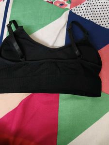 Black Wireless Bra And Panty