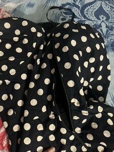 Polka Dot Fit &amp; Flare Dress