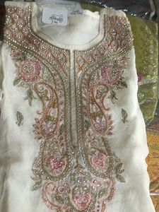 Elegant White Embroidered Salwar Kameez