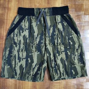 Camo Print Shorts