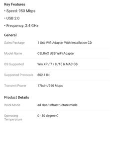 802.11n usb  wifi adapter