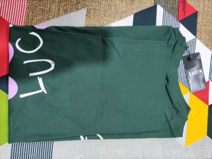 Green Floral Graphic Tee