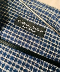 Blue Stripes Cotton Shirt