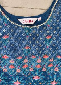BIBA Floral Print Kurta Set