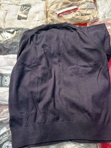 Navy Cardigan Sweater