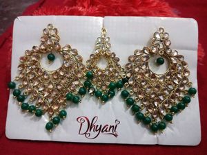 Dhyani Earring With Maang Tikka 🆕