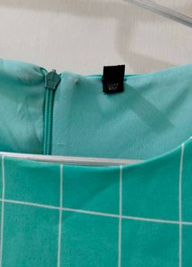 Green Checkered Dress