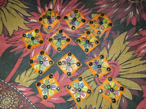 Handmade Craft Square Patches