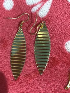 2 Earrings Combo Gold Plated