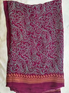 Elegant Purple Saree