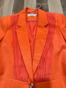Partywear Orange Blazer