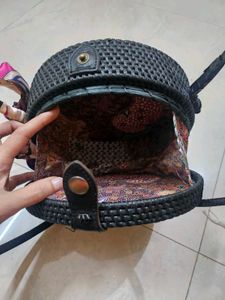 Combo of 2 Rattan Sling Bags